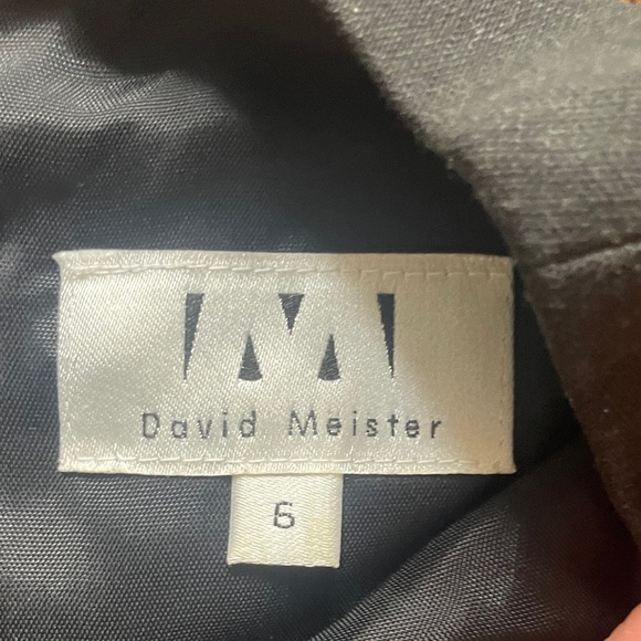 David Meister Black and Gold Mini Dress - Picture 2 of 2